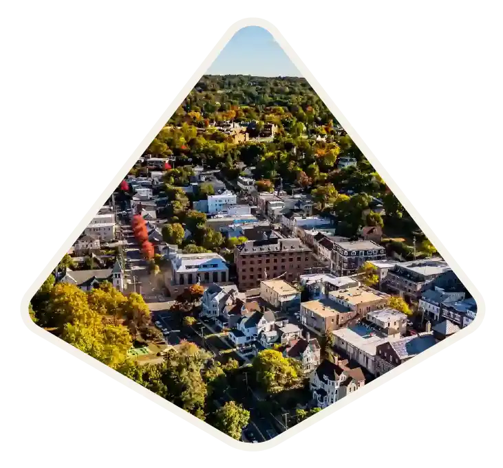 Aerial view of Westchester